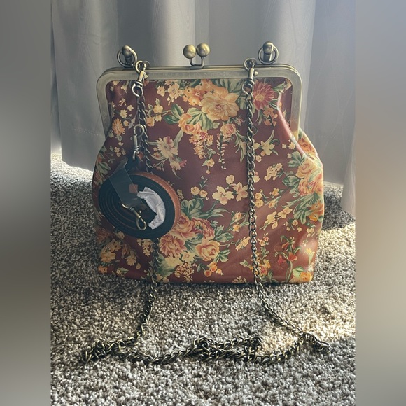 ~NO LONGER AVAILABLE Patricia Nash Leather Novella Frame Vintage Style Purse~ - Picture 3 of 10